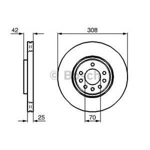 спирачен диск BOSCH 0 986 479 113