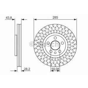 спирачен диск BOSCH 0 986 479 114