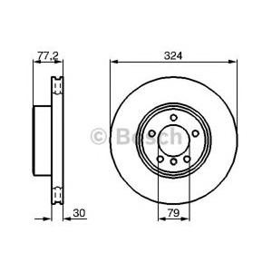 спирачен диск BOSCH 0 986 479 115