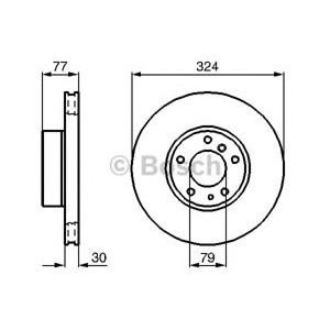 спирачен диск BOSCH 0 986 479 116