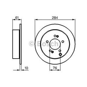 спирачен диск BOSCH 0 986 479 126