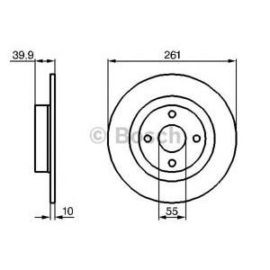 спирачен диск BOSCH 0 986 479 128 
