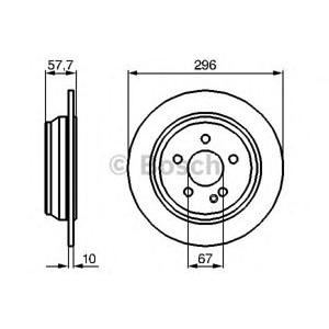 спирачен диск BOSCH 0 986 479 138