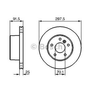 спирачен диск BOSCH 0 986 479 146 