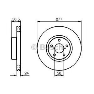 спирачен диск BOSCH 0 986 479 147