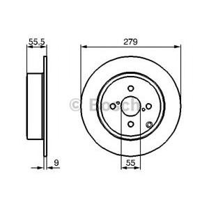 спирачен диск BOSCH 0 986 479 149