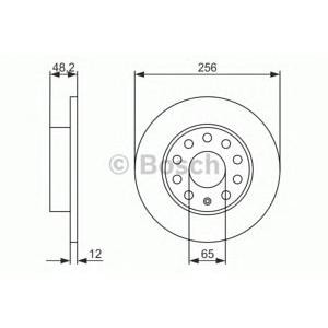 спирачен диск BOSCH 0 986 479 B78
