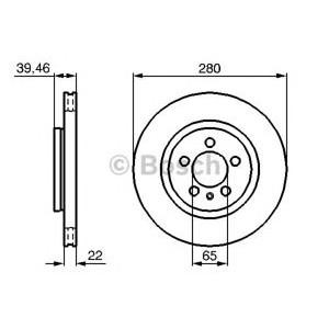 спирачен диск BOSCH 0 986 479 156