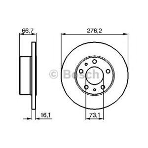 спирачен диск BOSCH 0 986 479 161 