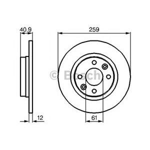 спирачен диск BOSCH 0 986 479 B79