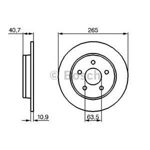 спирачен диск BOSCH 0 986 479 169