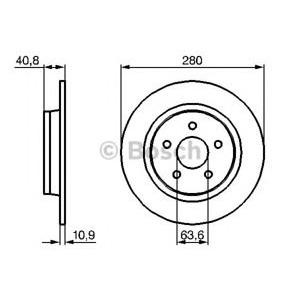 спирачен диск BOSCH 0 986 479 B81