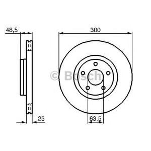 спирачен диск BOSCH 0 986 479 171