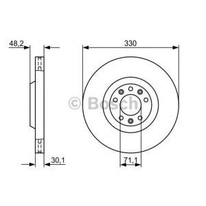 спирачен диск BOSCH 0 986 479 192 