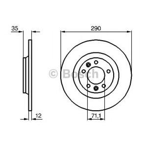 спирачен диск BOSCH 0 986 479 194 