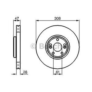 спирачен диск BOSCH 0 986 479 198 