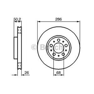 спирачен диск BOSCH 0 986 479 210