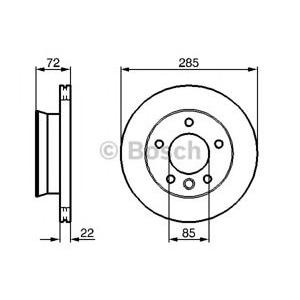 спирачен диск BOSCH 0 986 479 212