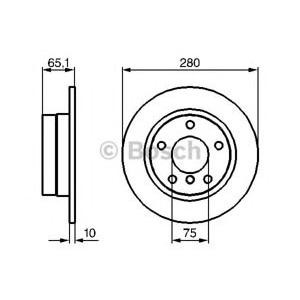 спирачен диск BOSCH 0 986 479 217 
