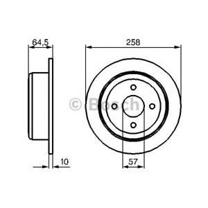 спирачен диск BOSCH 0 986 479 220