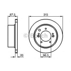 спирачен диск BOSCH 0 986 479 232