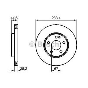 спирачен диск BOSCH 0 986 479 234 