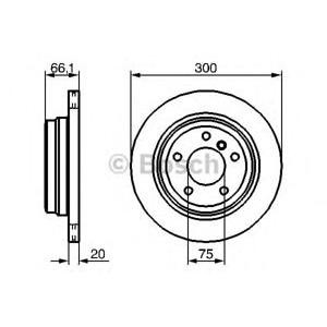 спирачен диск BOSCH 0 986 479 263