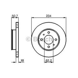 спирачен диск BOSCH 0 986 479 264