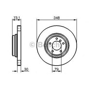 спирачен диск BOSCH 0 986 479 265
