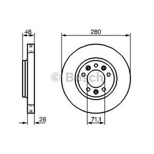 спирачен диск BOSCH 0 986 479 266