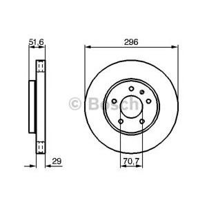 спирачен диск BOSCH 0 986 479 267