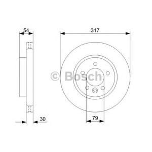 спирачен диск BOSCH 0 986 479 287 