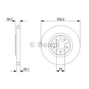 спирачен диск BOSCH 0 986 479 290