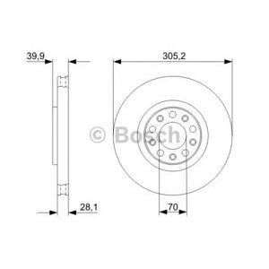 спирачен диск BOSCH 0 986 479 291