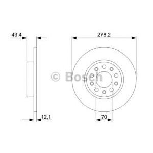 спирачен диск BOSCH 0 986 479 292
