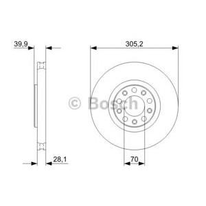 спирачен диск BOSCH 0 986 479 293