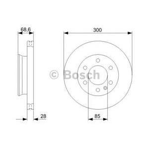 спирачен диск BOSCH 0 986 479 294