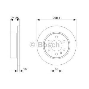 спирачен диск BOSCH 0 986 479 295