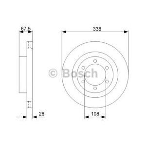 спирачен диск BOSCH 0 986 479 304 