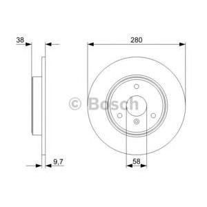 спирачен диск BOSCH 0 986 479 305