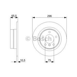 спирачен диск BOSCH 0 986 479 306 