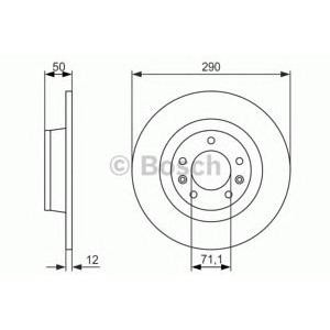спирачен диск BOSCH 0 986 479 311 