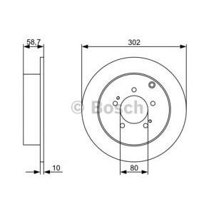 спирачен диск BOSCH 0 986 479 318