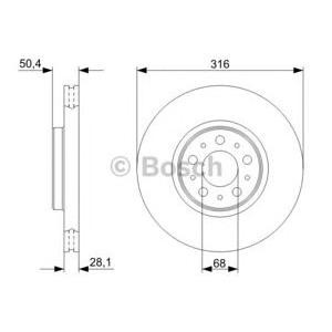 спирачен диск BOSCH 0 986 479 322