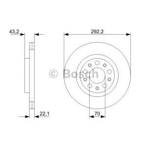 спирачен диск BOSCH 0 986 479 327 