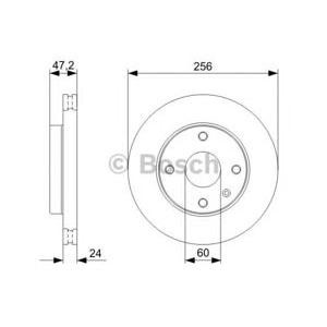 спирачен диск BOSCH 0 986 479 328 