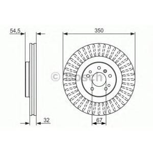 спирачен диск BOSCH 0 986 479 329 