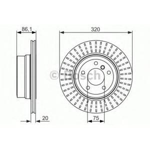 спирачен диск BOSCH 0 986 479 351