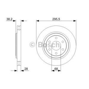 спирачен диск BOSCH 0 986 479 356