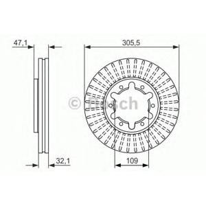 спирачен диск BOSCH 0 986 479 359